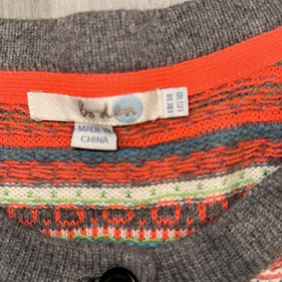 Boden Wool Far Isle Sweater - US 10 - Picture 3 of 5